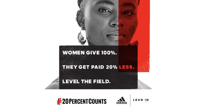 Adidas запускает кампанию за равную оплату труда 
