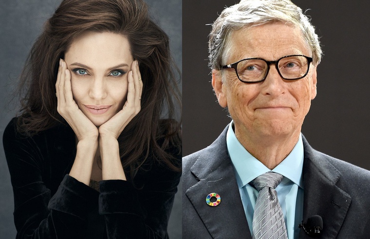 Исследования: Анджелина Джоли и Билл Гейтс – самые уважаемые люди в мире 